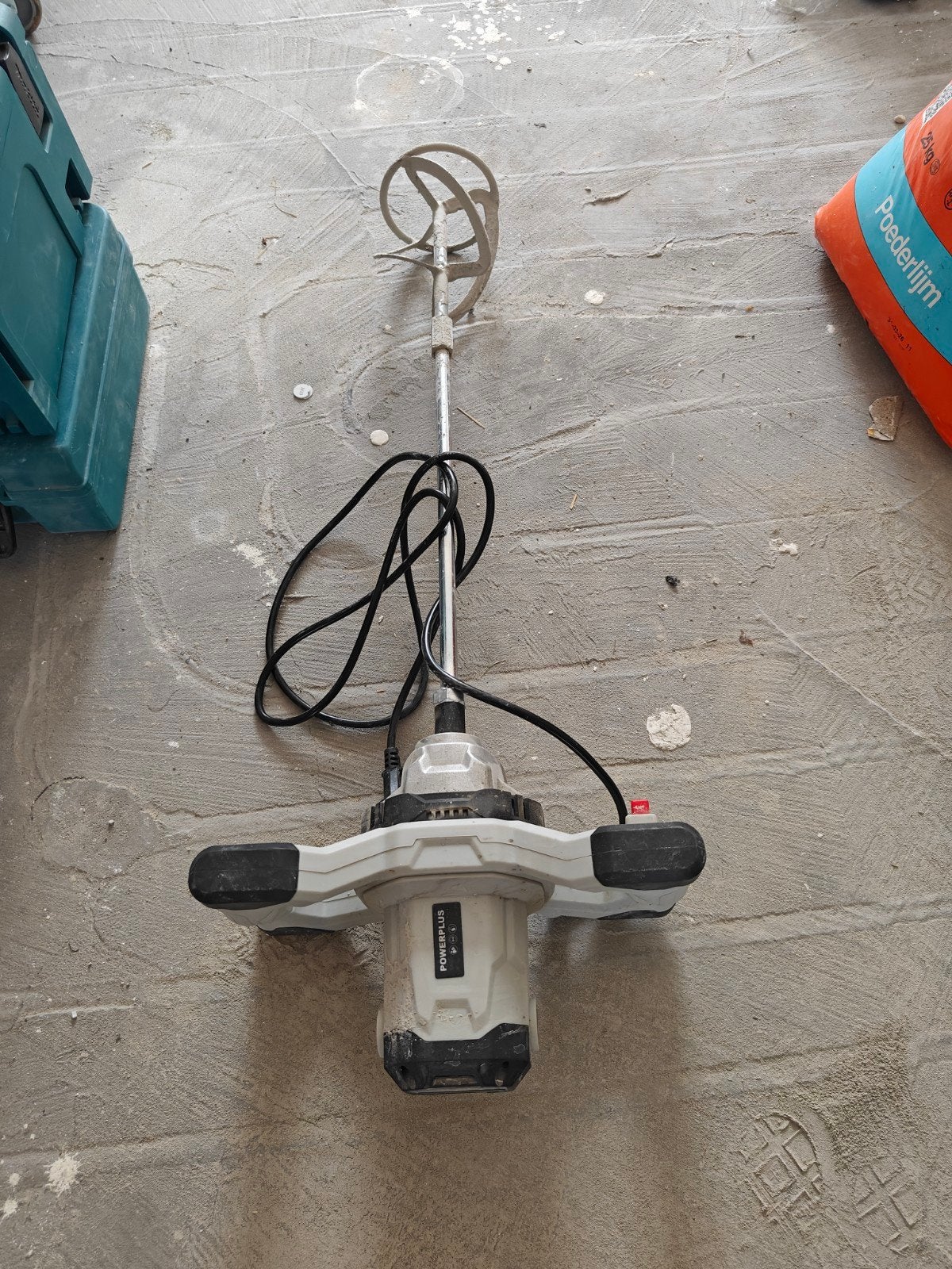Powerplus cementmixer - Ideaal voor de thuis klusser, Ophalen of Verzenden, Zo goed als nieuw