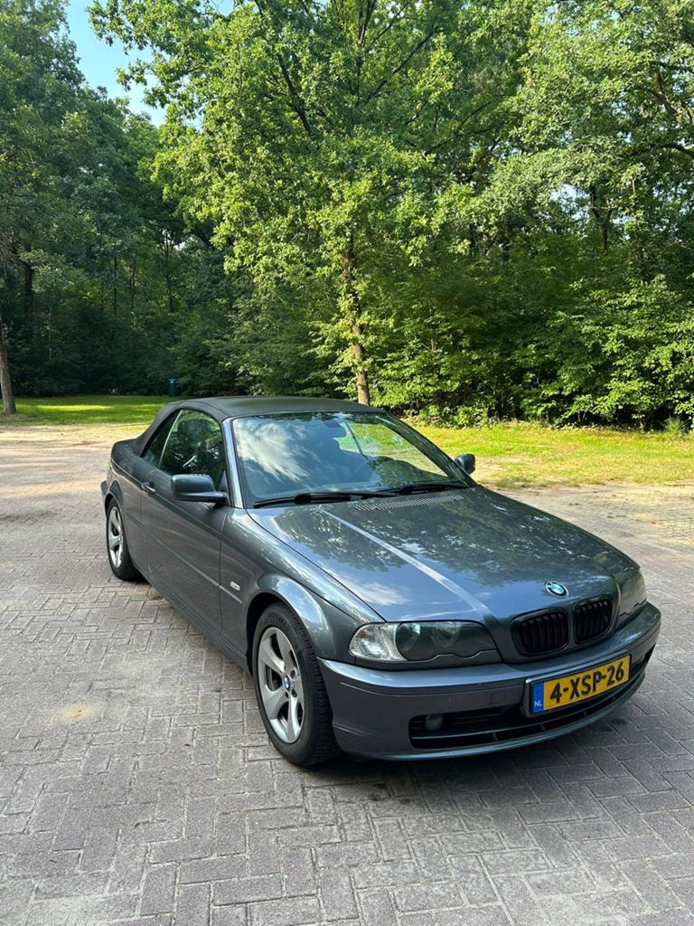 BMW 3-Serie 2.0 CI 318 Cabrio 2002 Grijs, Auto's, 13 km/l, Achterwielaandrijving, Cabriolet, 4 stoelen