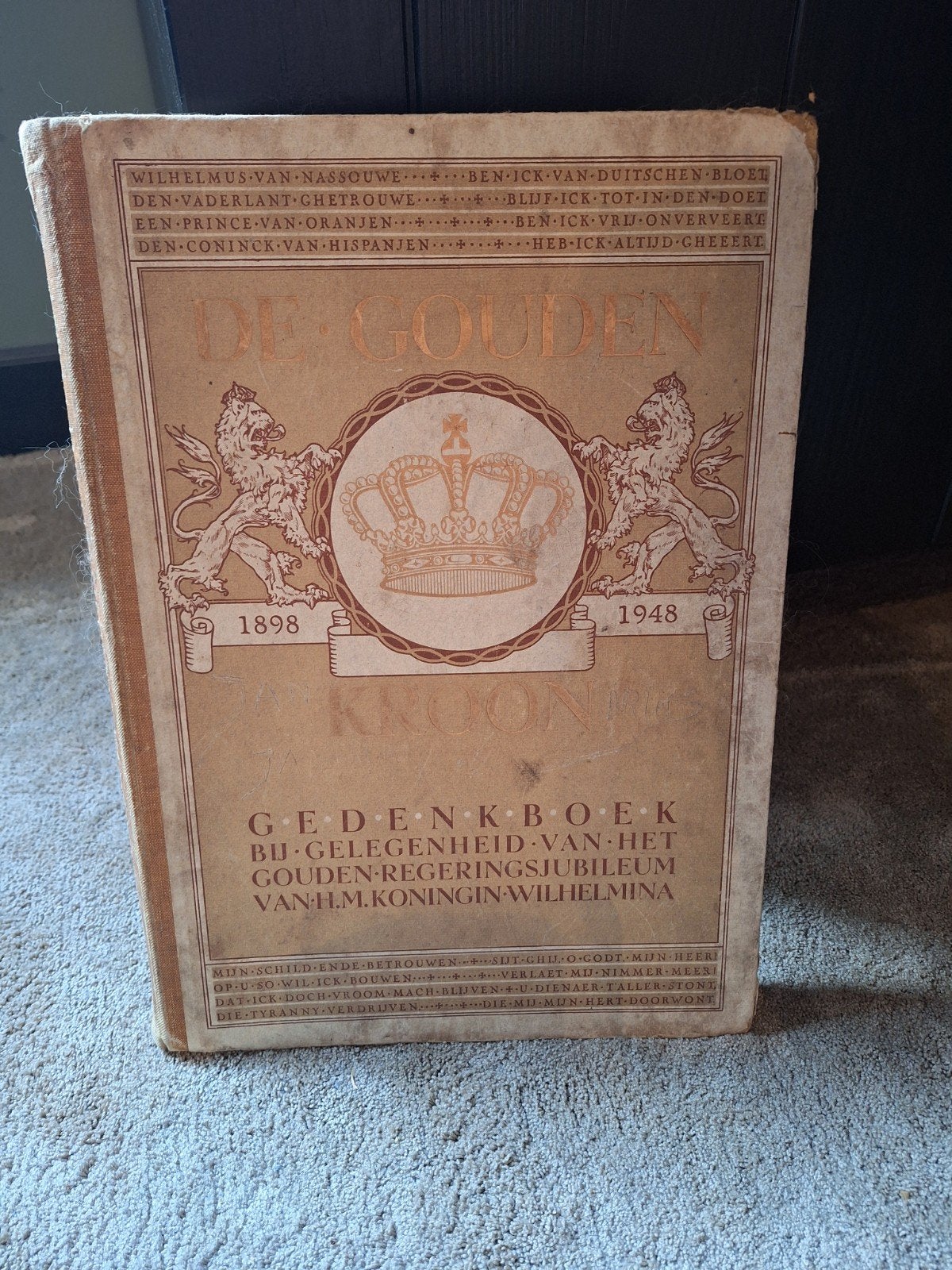 De gouden kroon gedenkboek 1948., Ophalen of Verzenden
