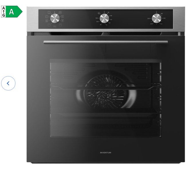 Inbouwoven Inventum, Witgoed en Apparatuur, Ovens, Zo goed als nieuw, Inbouw, Heteluchtoven, Inventum, Hete lucht, Ophalen