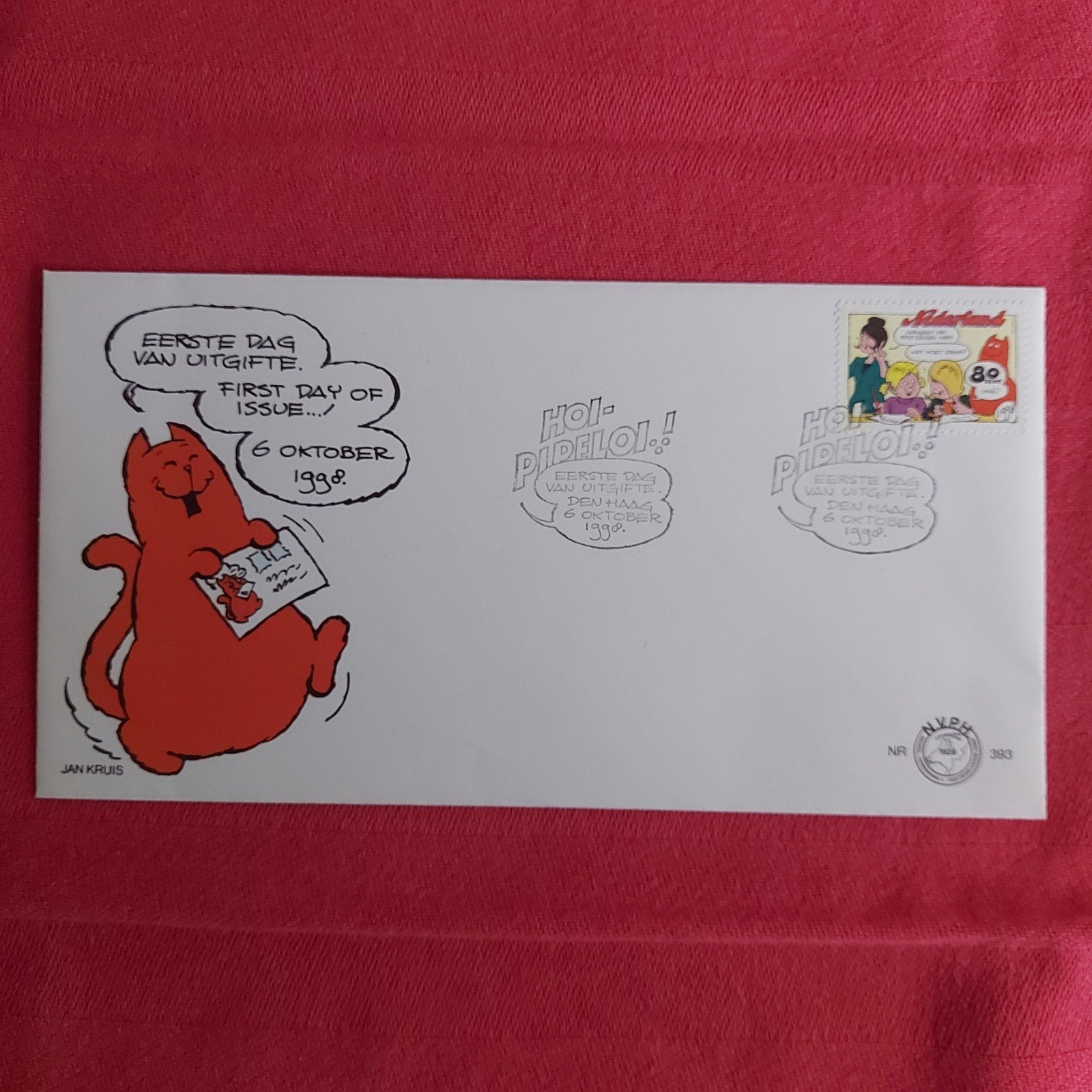 Jan Jans en de kinderen, eerste dag envelop, nieuwstaat, Postzegels en Munten, Ophalen, Nederland