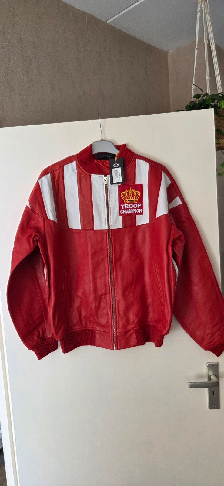 Nieuwe Leren Jas Maat XXL Merk Troop, Kleding | Heren, Nieuw, Ophalen of Verzenden, Rood, Troop