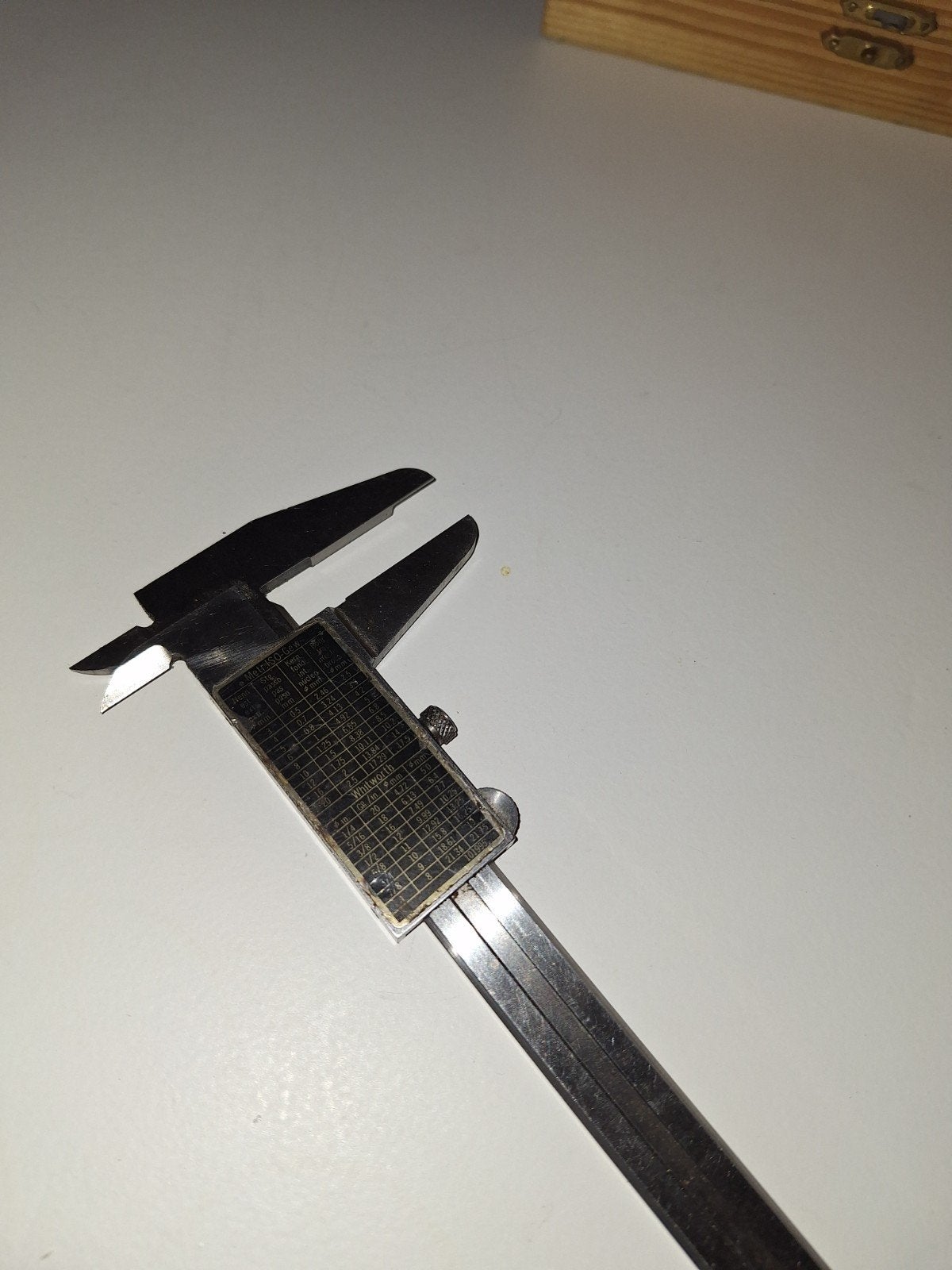 Mitutoyo schuifmaat - Nauwkeurig meetinstrument, Doe-het-zelf en Verbouw, Ophalen of Verzenden, Gebruikt, Afstand