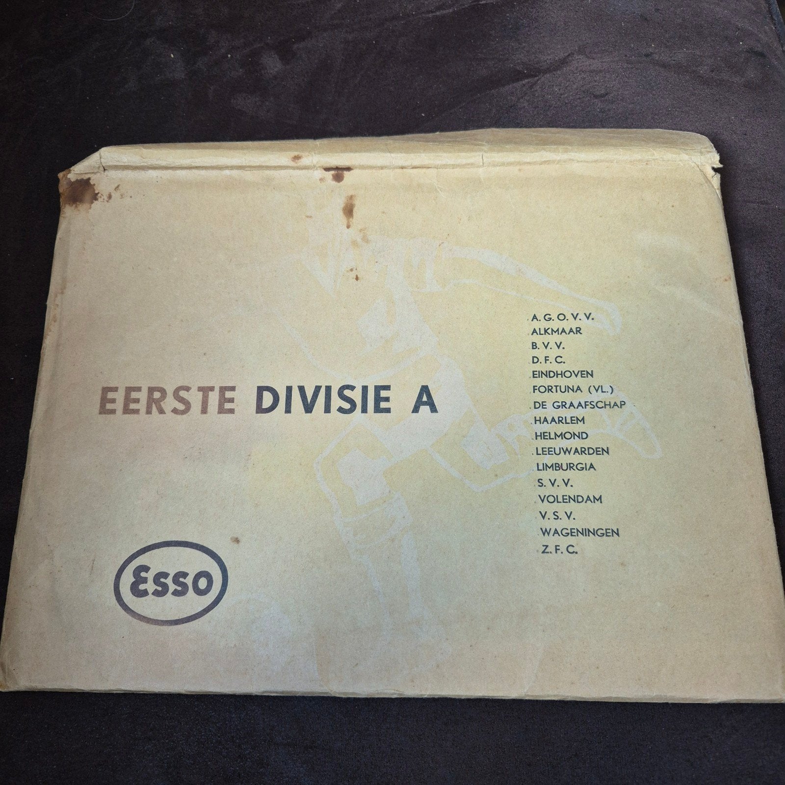 16 Elftalfoto's Eerste Divisie A - Esso, Verzamelen, Sportartikelen en Voetbal, Ophalen of Verzenden, Gebruikt, Overige binnenlandse clubs