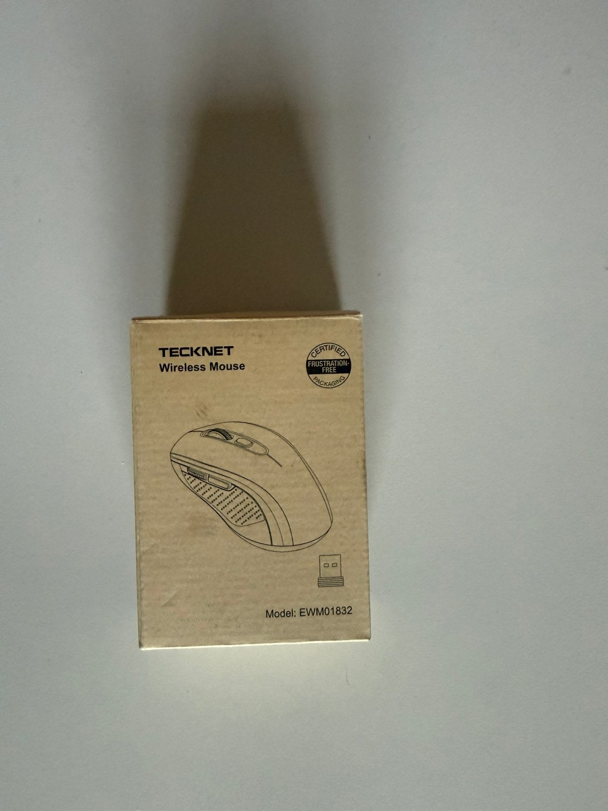 TECKNET EWM01832 Draadloze Muis – Wireless Mouse, Computers en Software, Muizen, Ophalen of Verzenden, Zo goed als nieuw, Ergonomisch
