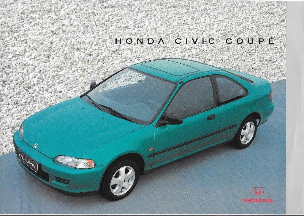 HONDA CIVIC COUPE,  1993, Ophalen of Verzenden, Zo goed als nieuw, Honda
