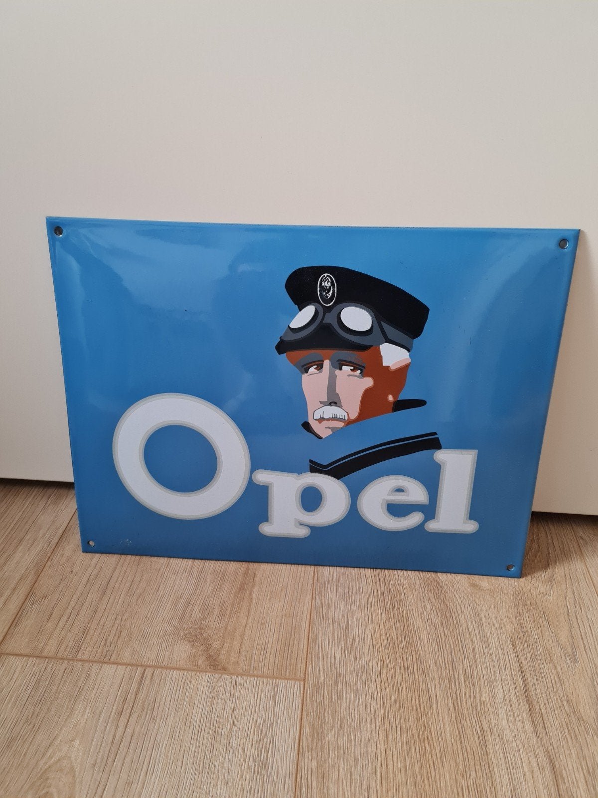 Opel emaille bord, Ophalen of Verzenden, Reclamebord