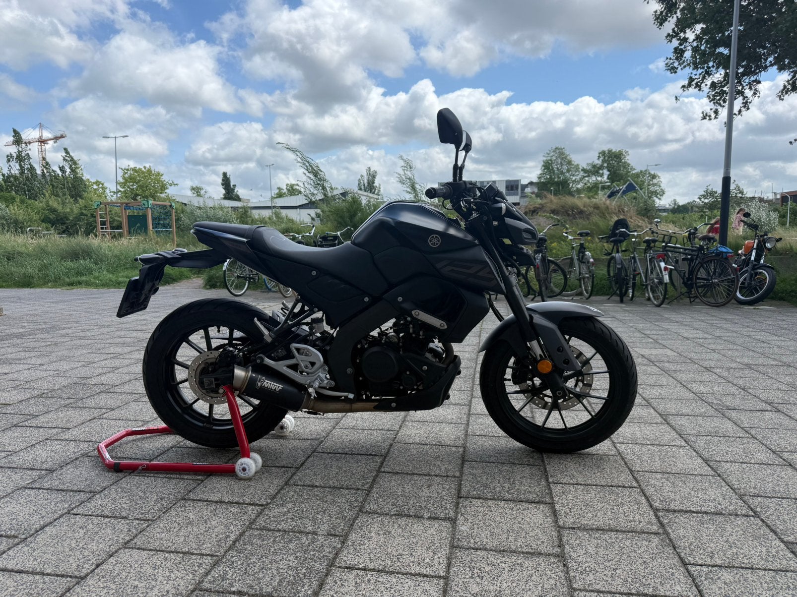 Yamaha MT-125 2020 tech black, Ophalen