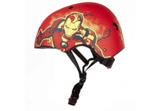 Nieuw sporthelm iron man Avengers rood maat M ( 52/56 ), Ophalen of Verzenden, Nieuw, Bescherming
