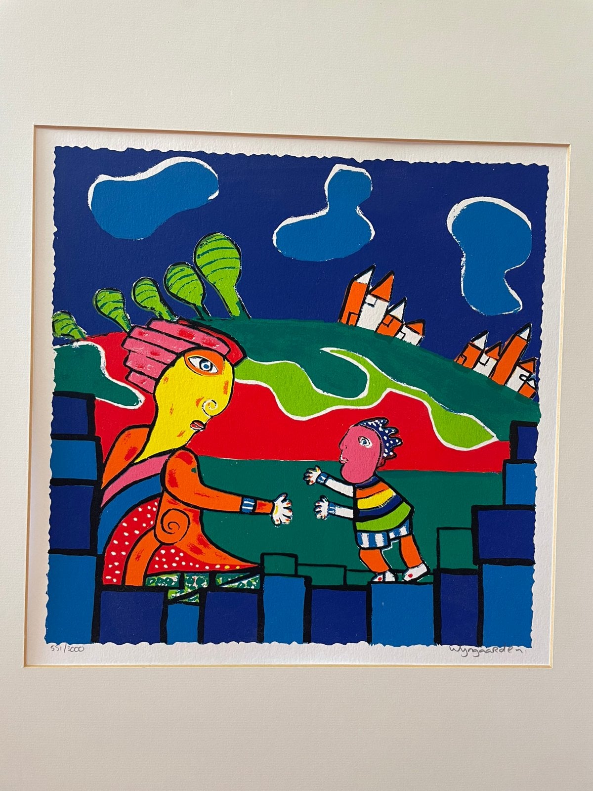 Zeefdruk Maartje van Wijngaarden 551/3000, Ophalen