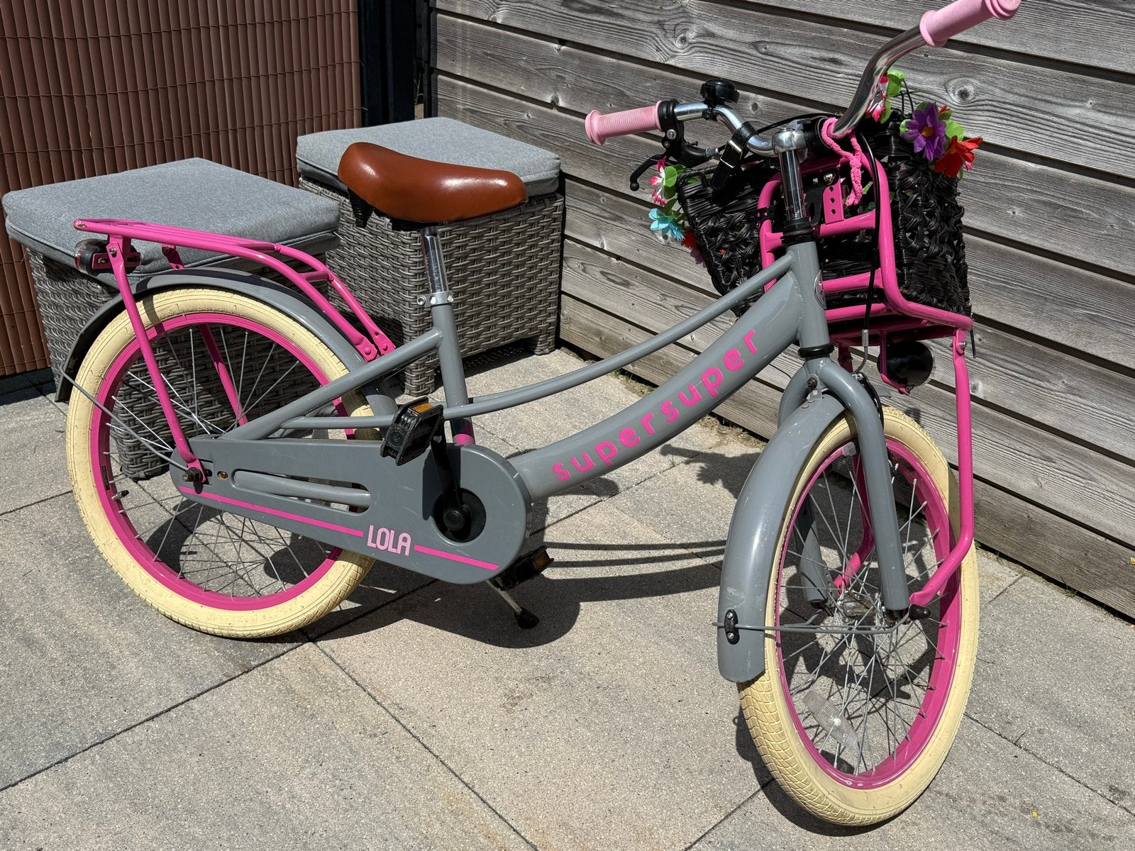 Super Super Lola 20 inch meisjesfiets, Ophalen, Gebruikt, Terugtraprem, Super Super Lola
