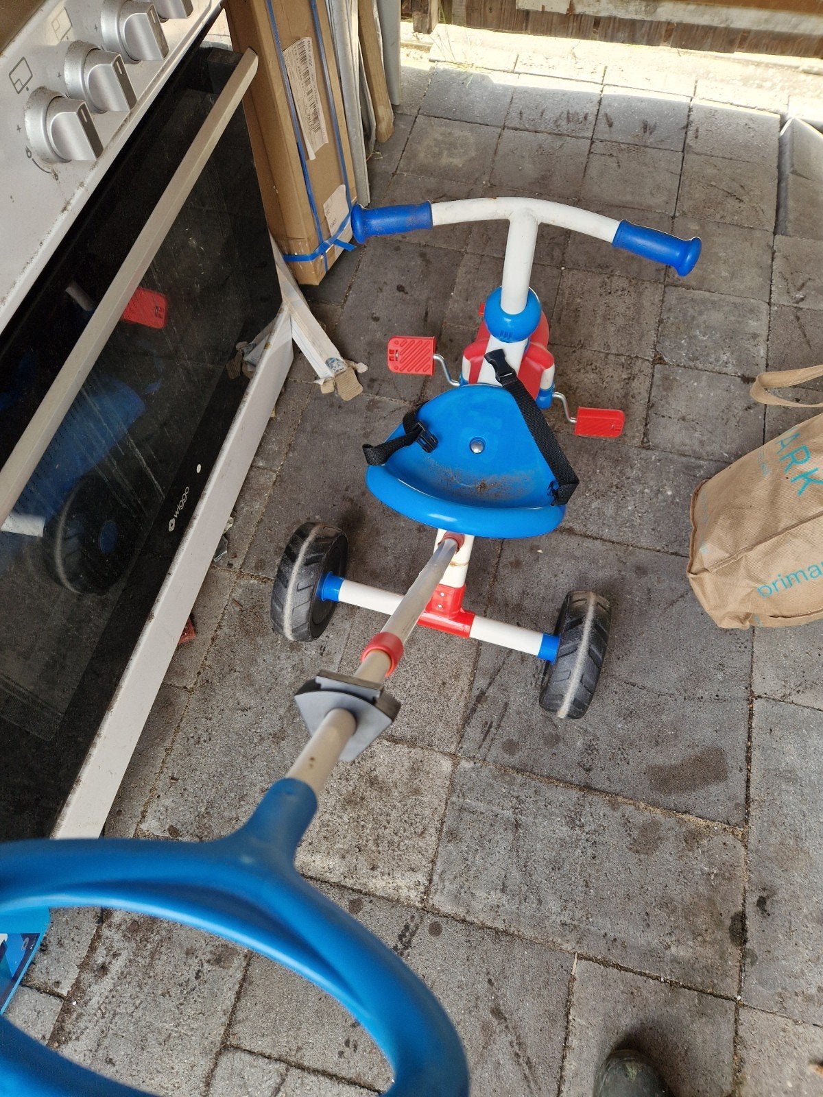 Kinderfiets, Ophalen