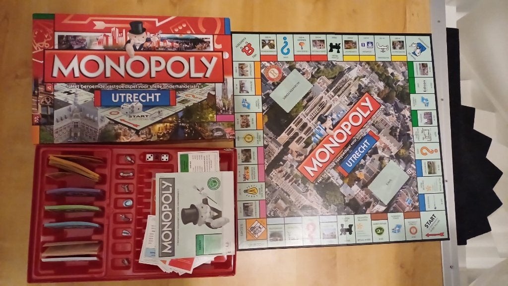 bordspel 2e editie Monopoly Utrecht Monopolie limited, Vijf spelers of meer, Ophalen of Verzenden, Nieuw, Monopoly