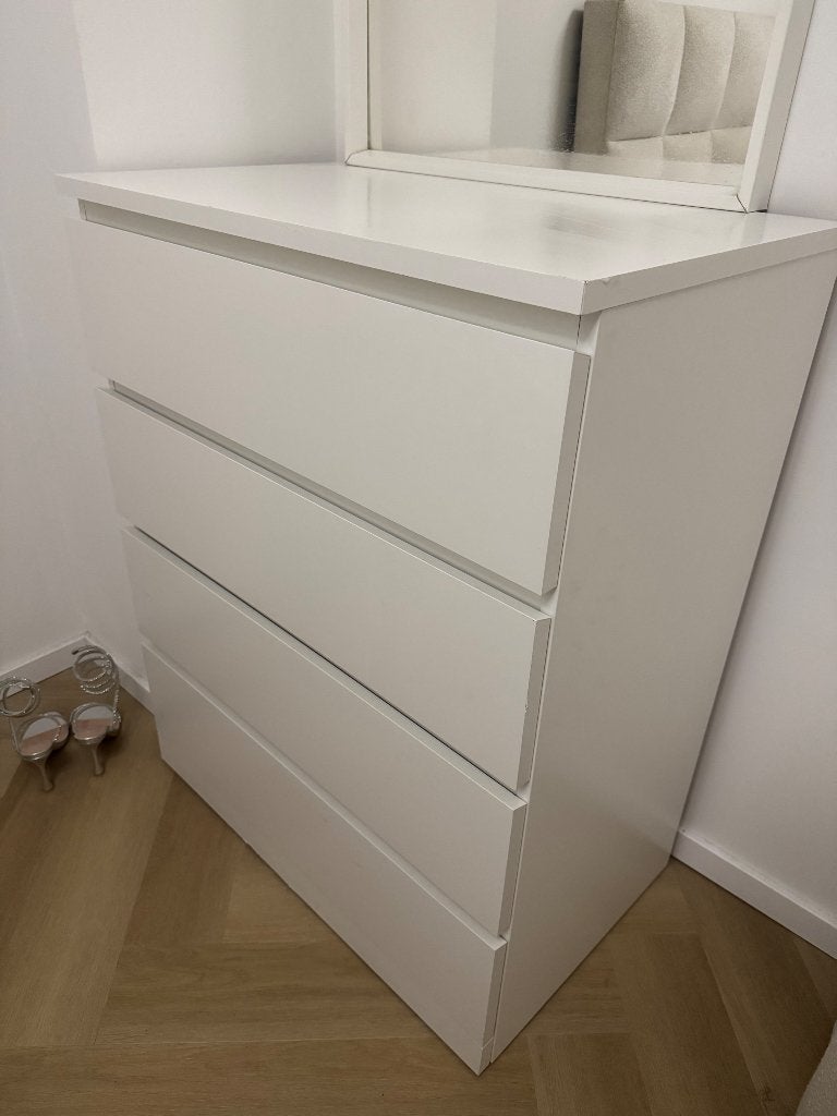 MALM IKEA kast, Ophalen, 50 tot 100 cm, Zo goed als nieuw, 3 of 4 laden