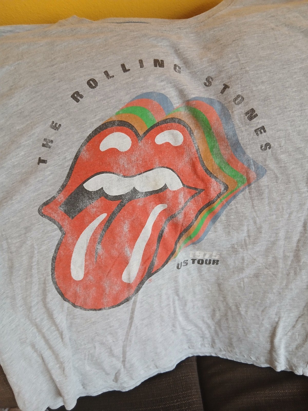 Vintage The Rolling Stones US Tour 1975 T-shirt, Kleding | Dames, Maat 38/40 (M), The Rolling Stones, Ophalen of Verzenden, Korte mouw