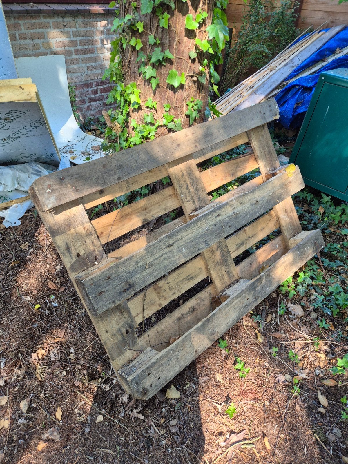Gebruikte houten pallet, Ophalen, Gebruikt, 60 cm of meer, Overige typen