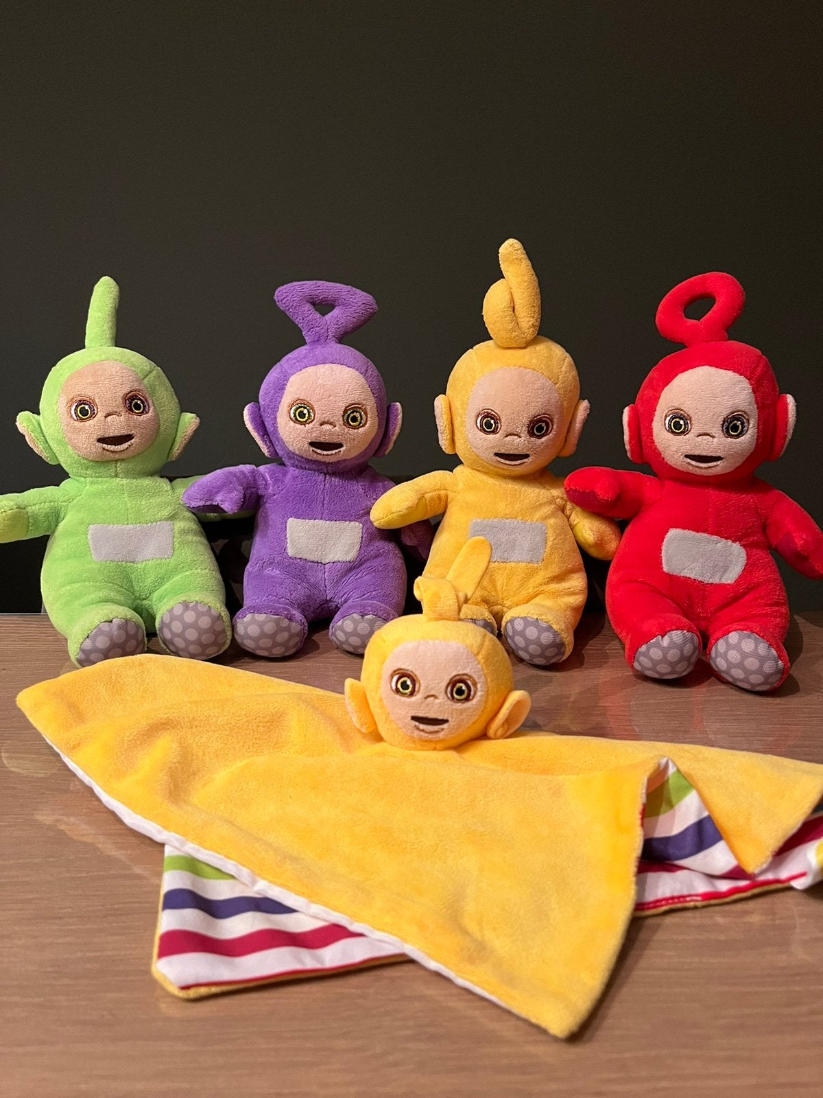 Leuke set Teletubbies knuffels en doekje, Ophalen of Verzenden, Zo goed als nieuw, Overige typen