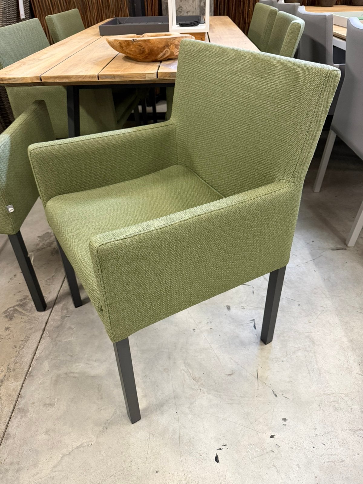 Suns Antas dining stoelen mixed weave forest green, Ophalen, Kunststof, Suns, Antas
