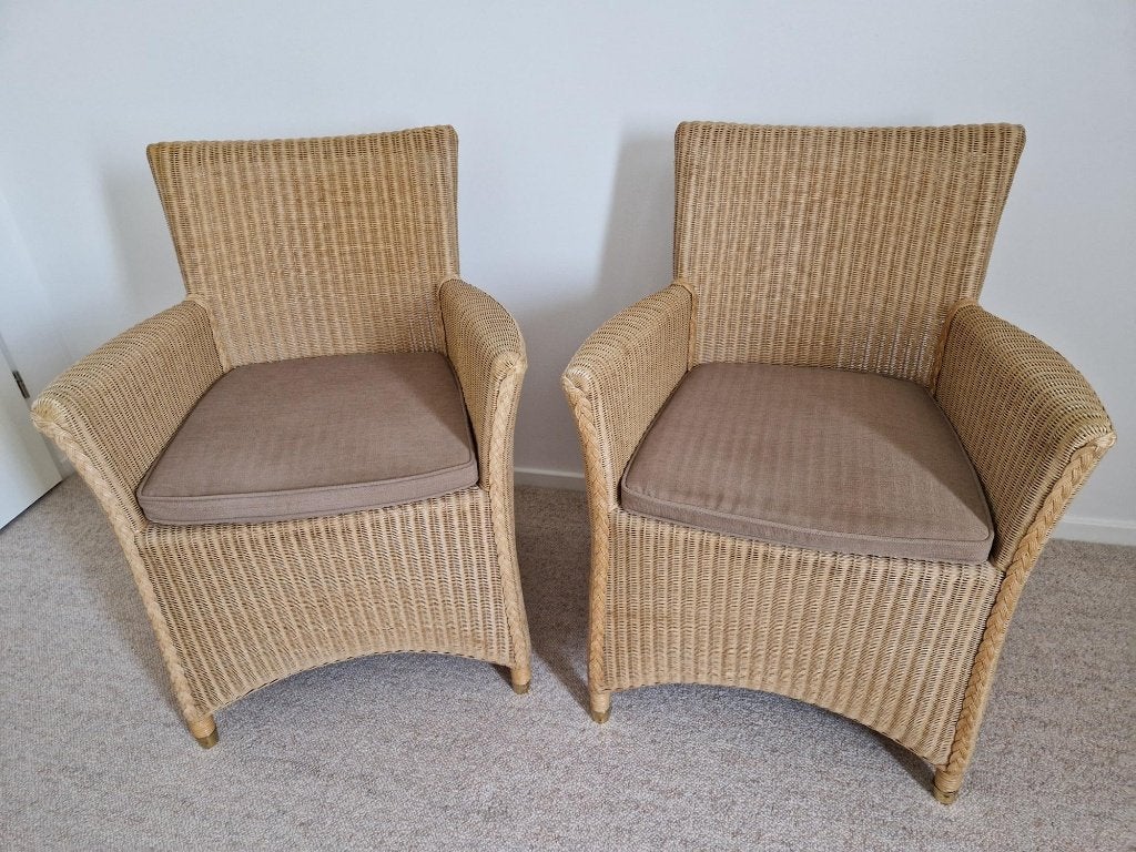 twee lloyd loom stoelen, Ophalen, Overige materialen, Gebruikt, Twee