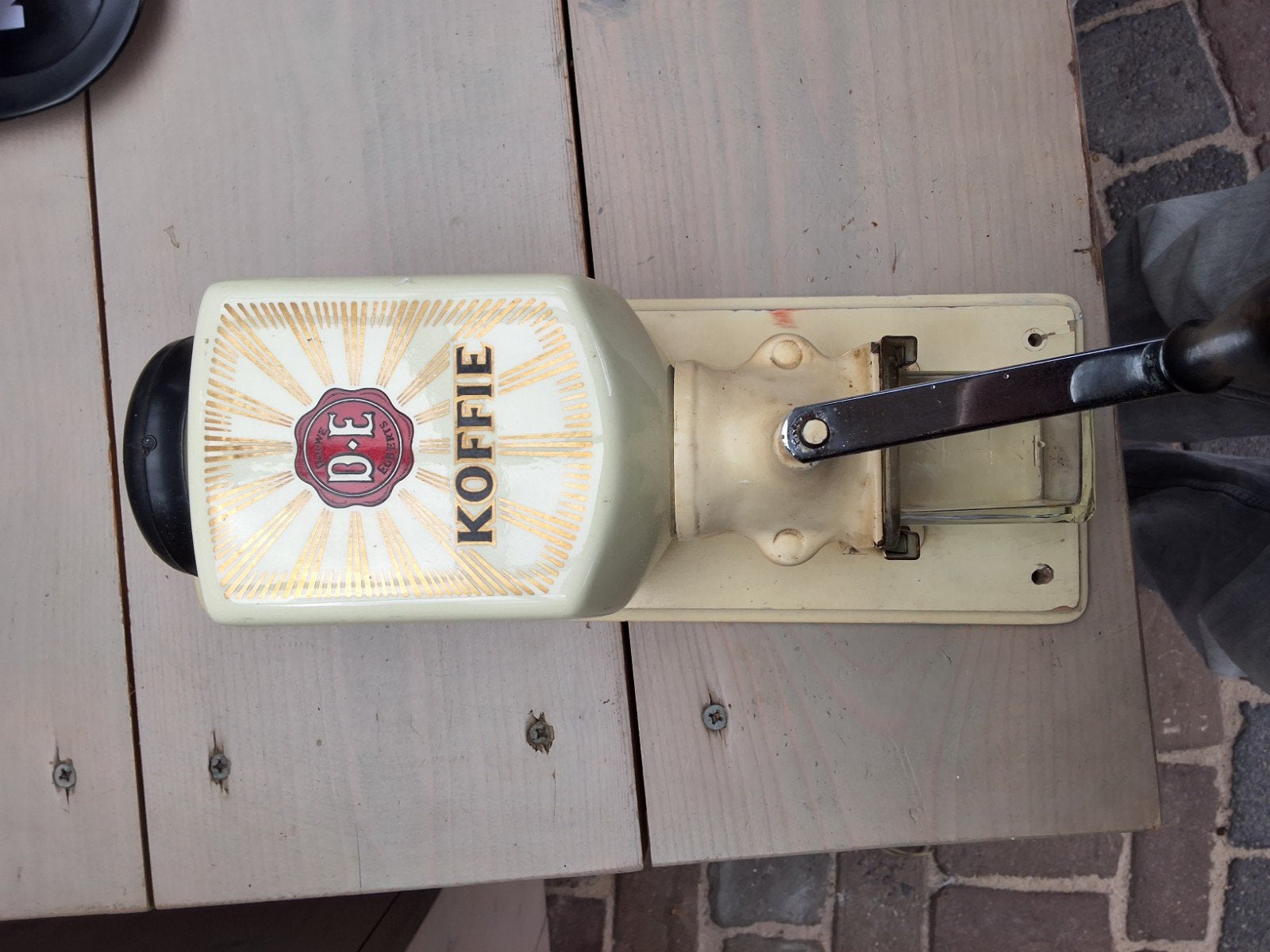 Vintage Douwe Egberts Koffiemolen - Wandmodel, Antiek en Kunst, Ophalen of Verzenden