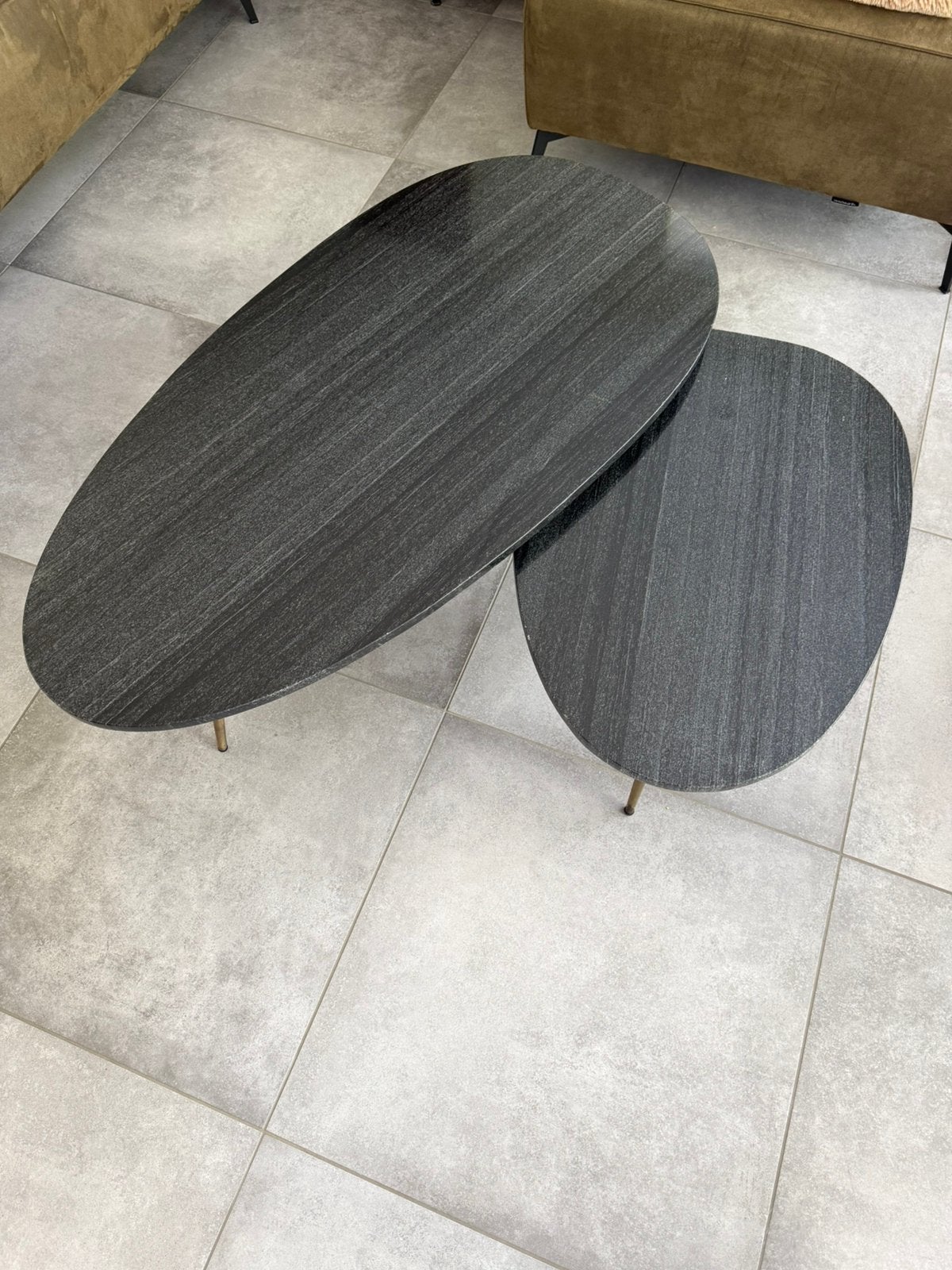 Salontafels marmer, Ophalen, Overige materialen, Gebruikt, 50 tot 100 cm