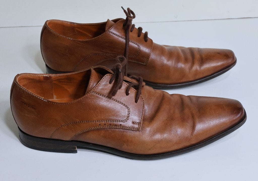 Bruine van Lier veterschoen maat 46, Kleding | Heren, Bruin, Van Lier, Ophalen of Verzenden, Gedragen