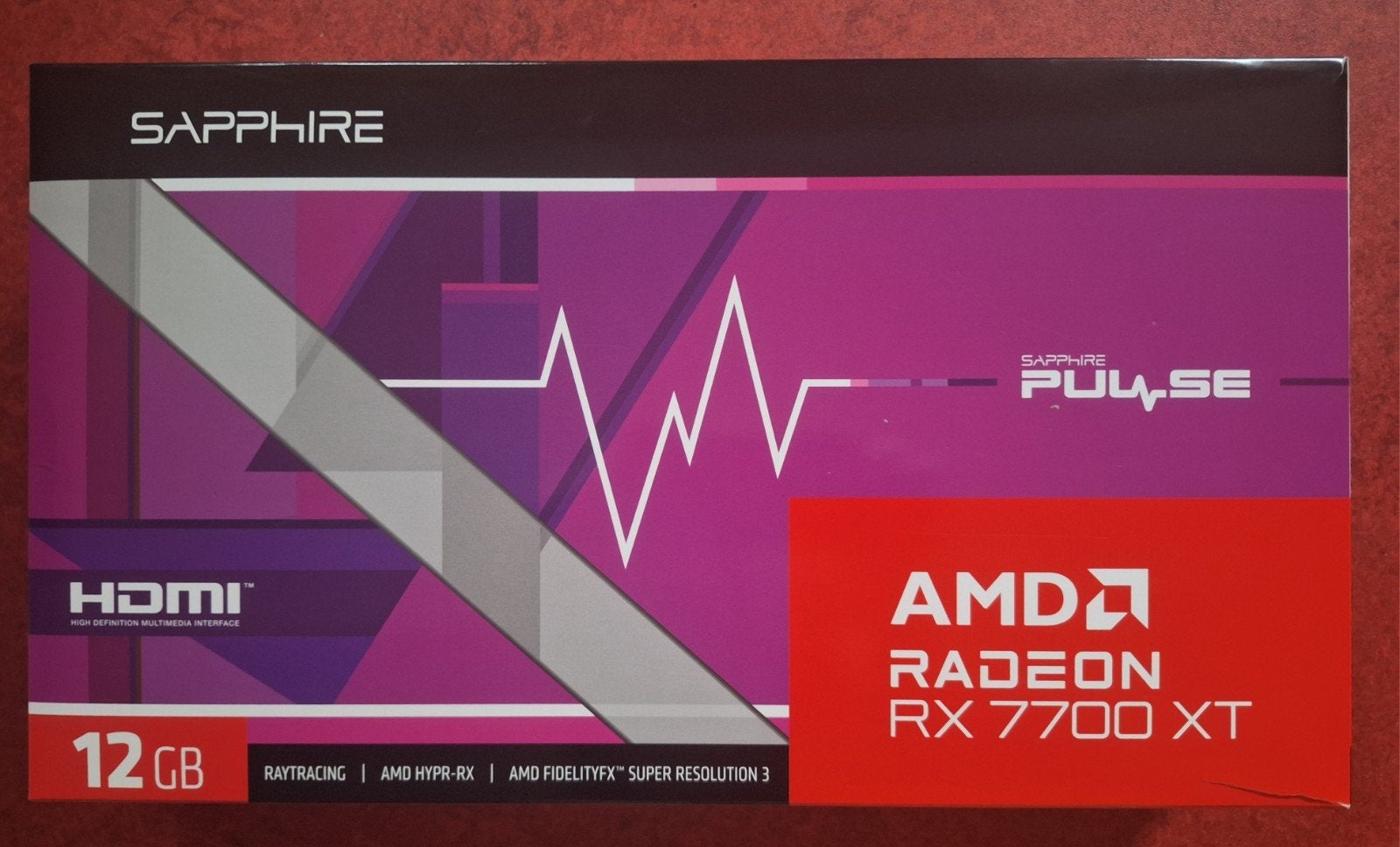 Sapphire Pulse RX 7700 XT 12GB GDDR5, Computers en Software, Videokaarten, Zo goed als nieuw, AMD, PCI-Express 4.0, GDDR6, HDMI