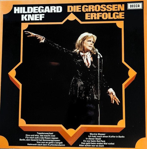 LP - Hildegard Knef ‎– Die Grossen Erfolge, LP, Gebruikt, Ophalen of Verzenden, Jazz