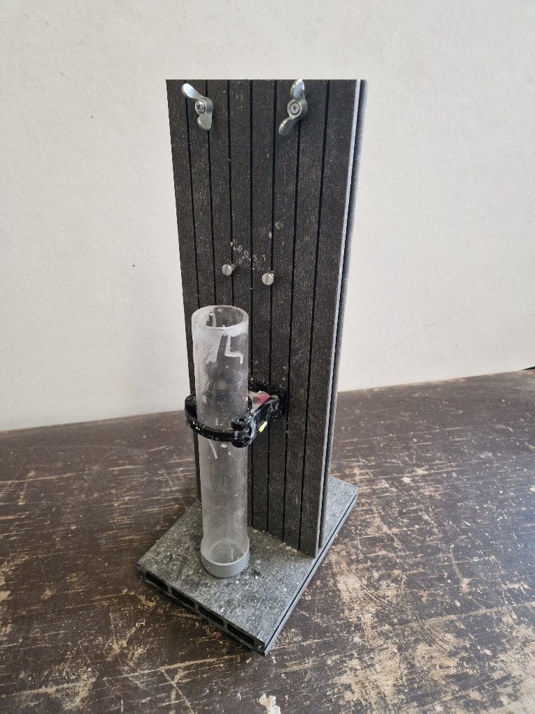 Dubbele fakkel mal kaarsen 36x250mm, Ophalen of Verzenden, Gebruikt, Overige typen