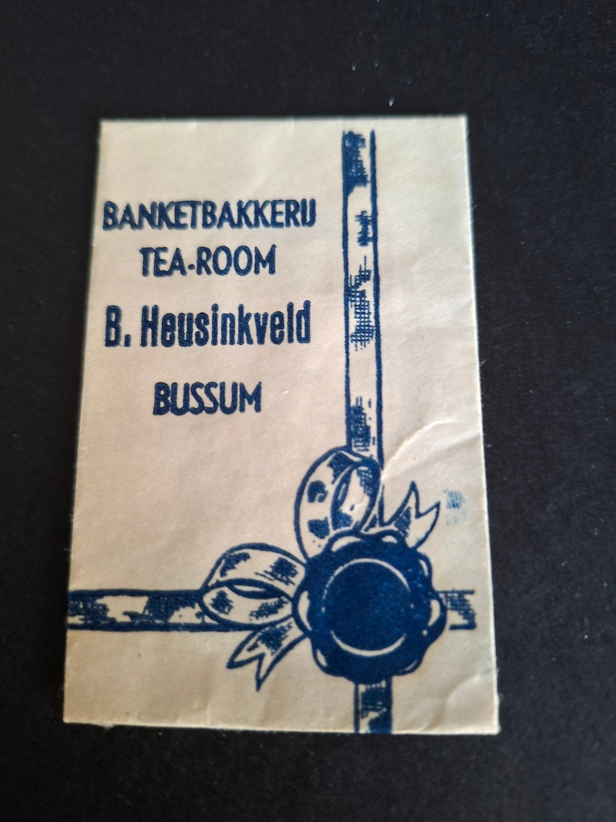 Bussum, B. Heusinkveld, Banketbakkerij Tea-Room, Verzamelen, Verzenden, Nederland