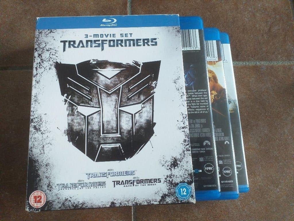 Transformers 3-Movie Boxset Bluray, Cd's en Dvd's, Engels, Nederlands, Actie, Ophalen of Verzenden