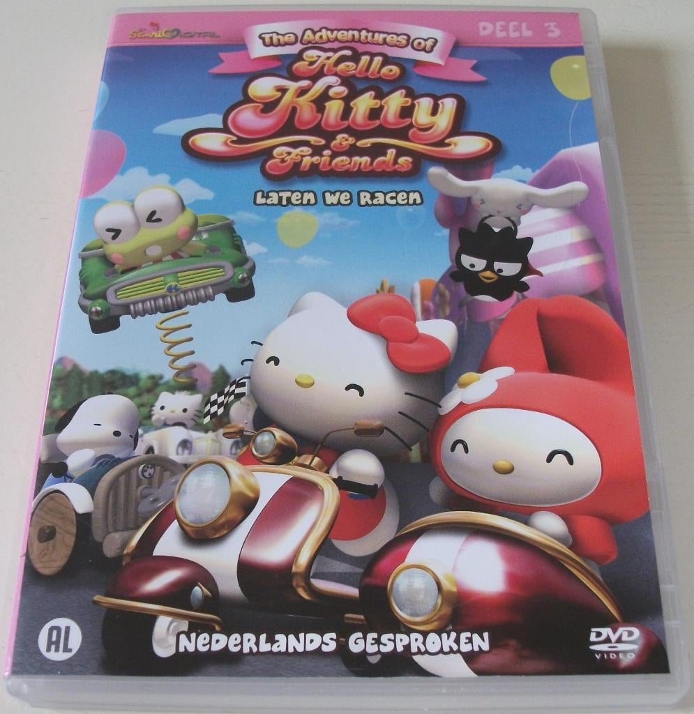Dvd *** HELLO KITTY & FRIENDS 3 ***, Cd's en Dvd's, Dvd's | Kinderen en Jeugd, Zo goed als nieuw, Avontuur, Alle leeftijden, Ophalen of Verzenden