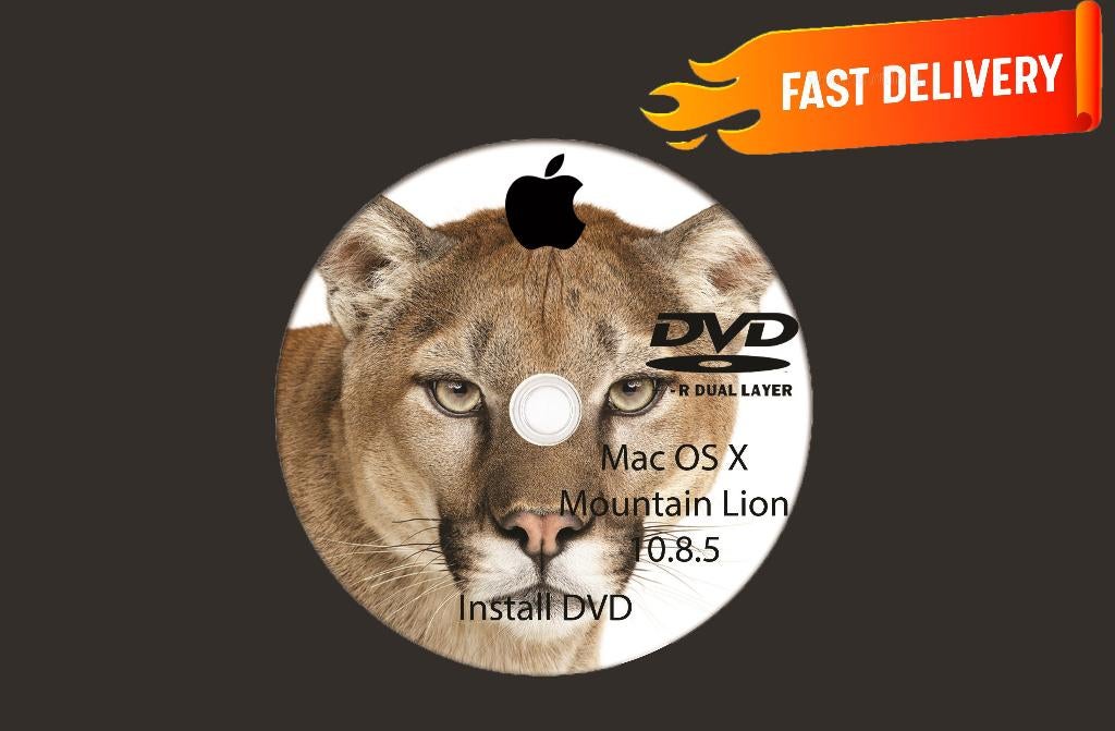 Installeer Mac OS X Mountain Lion 10.8.5 via DVD!! OSX macOS, Ophalen of Verzenden, Nieuw, MacOS