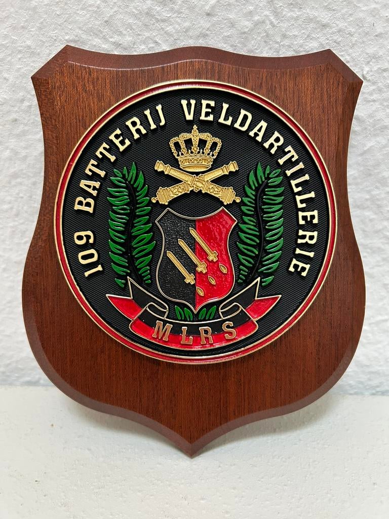 Wapenschild 109 MLRS, Verzamelen, Militaria | Algemeen, Ophalen of Verzenden, Landmacht, Nederland, Overige typen