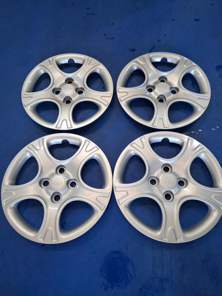 Kia picanto 14 inch wieldoppen, Auto diversen, Wieldoppen, Ophalen of Verzenden, Zo goed als nieuw