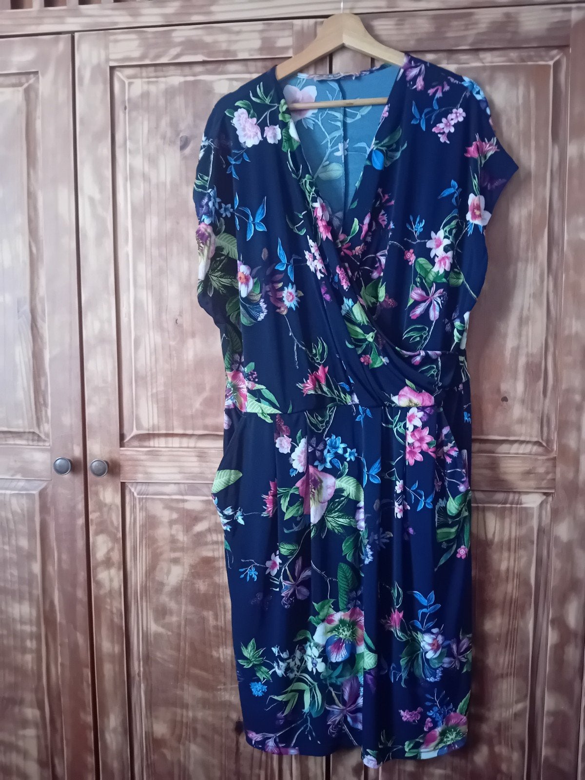 Betty Barclay Jurk - Bloemenprint - Maat 46, Blauw, Maat 46/48 (XL) of groter, Betty Barclay, Ophalen of Verzenden