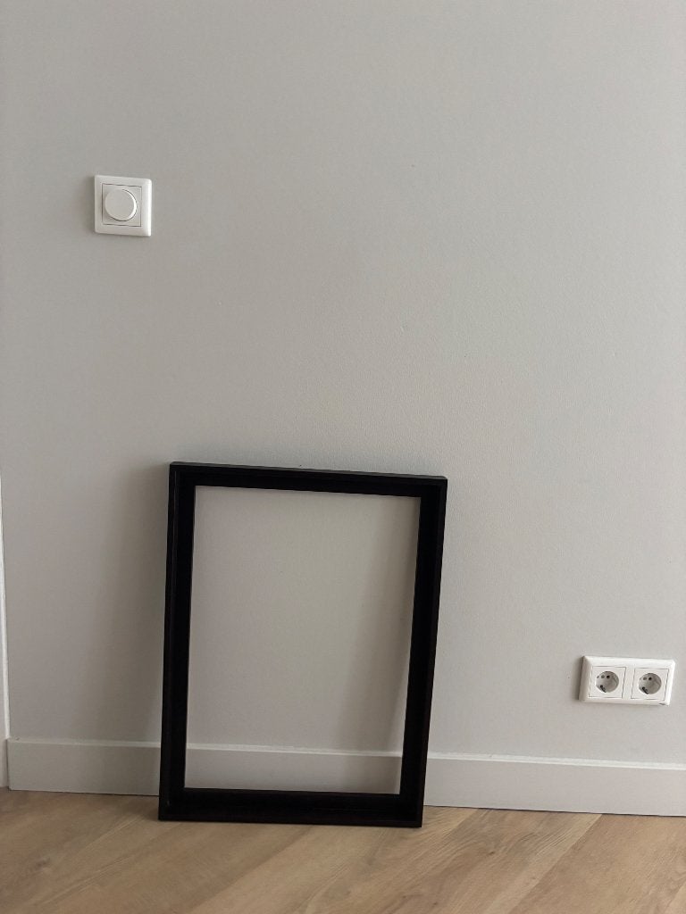 Nieuwe donkerbruine baklijst, Ophalen of Verzenden