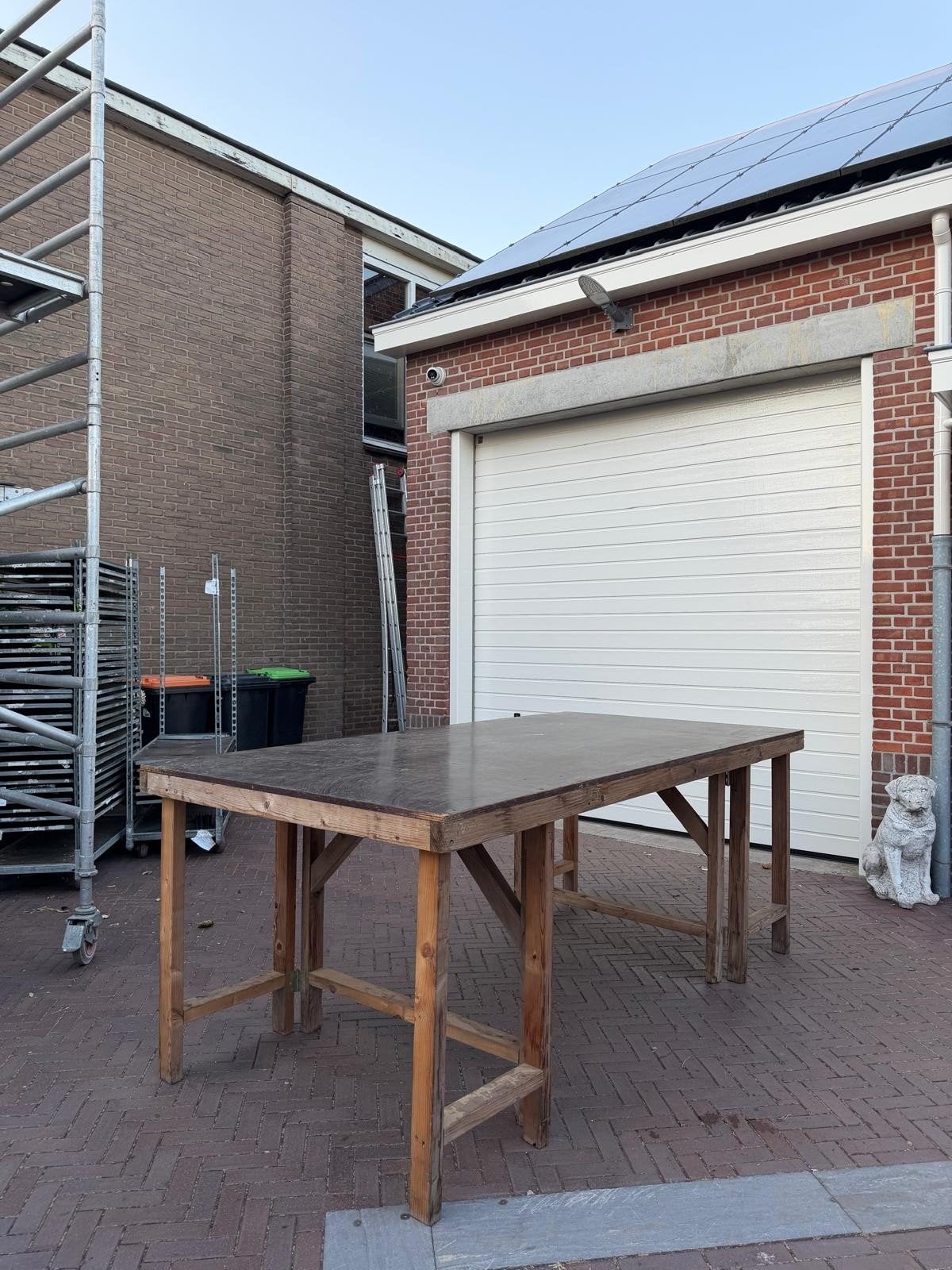 Werktafels, Ophalen