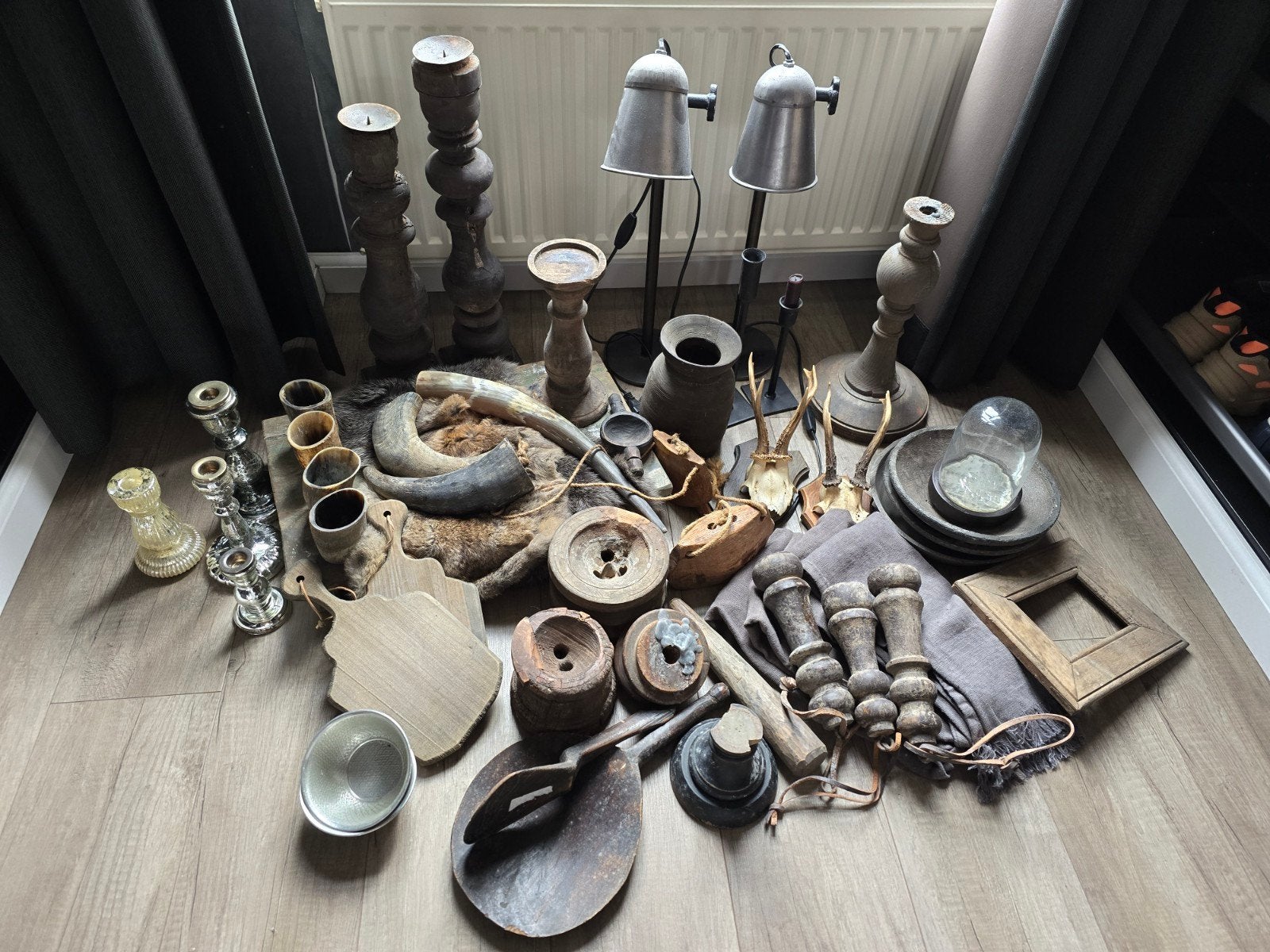 Grote collectie stoere, landelijke en sobere woondecoratie, Ophalen
