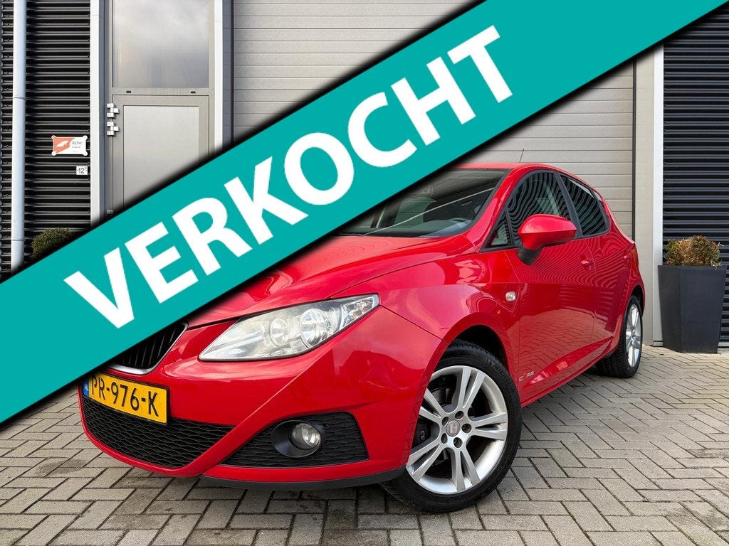 Seat Ibiza 1.2 Style/Copa uitvoering/Clima/Lichtmetaal/2e Ei, Auto's, Seat, Bedrijf, Te koop, Ibiza, ABS, Airbags, Airconditioning