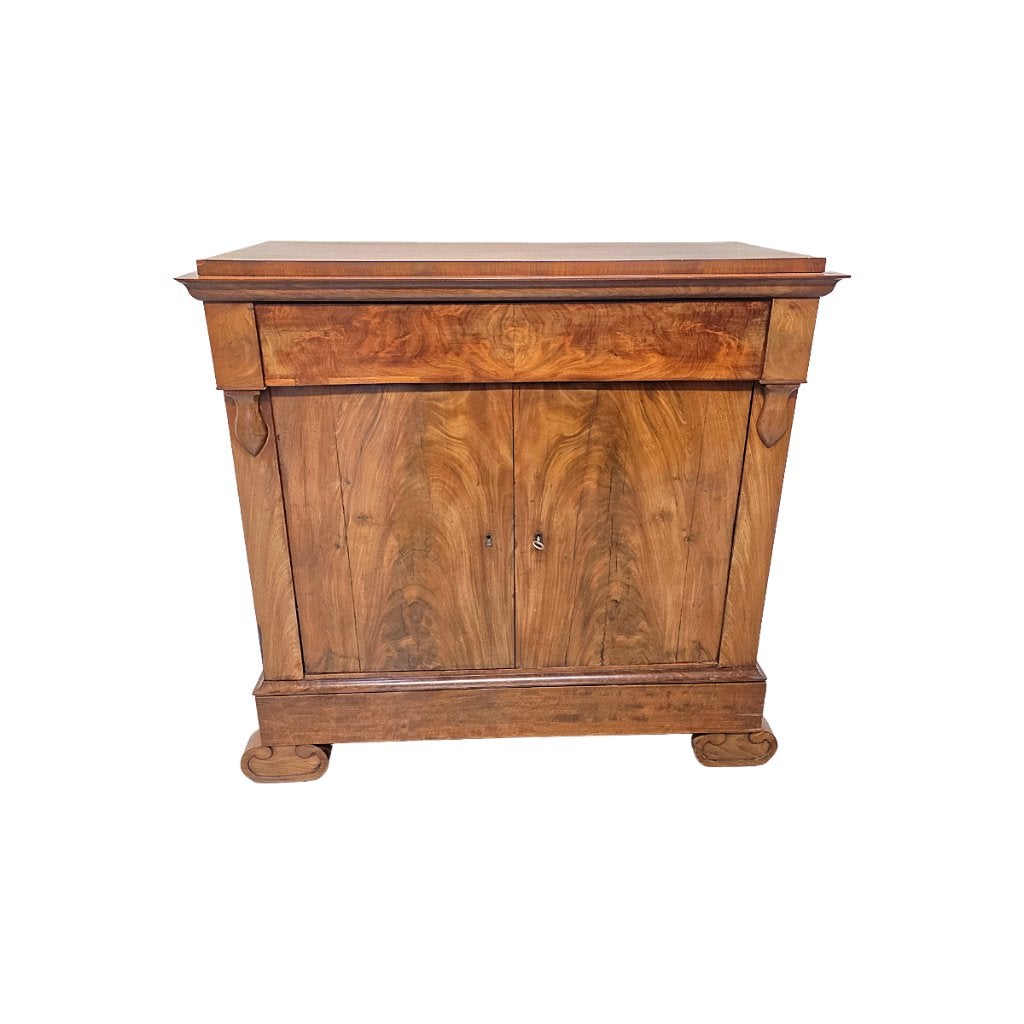 Duits Biedermeier mahonie penantkast, circa 1830/40, Ophalen