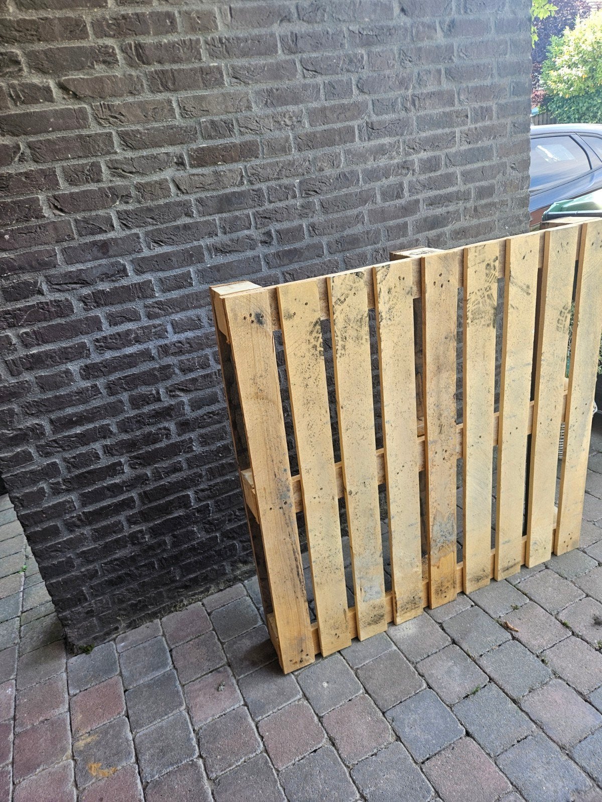 Gratis afhalen: Houten Pallet 110x110 cm, Doe-het-zelf en Verbouw, Hout en Planken, Ophalen