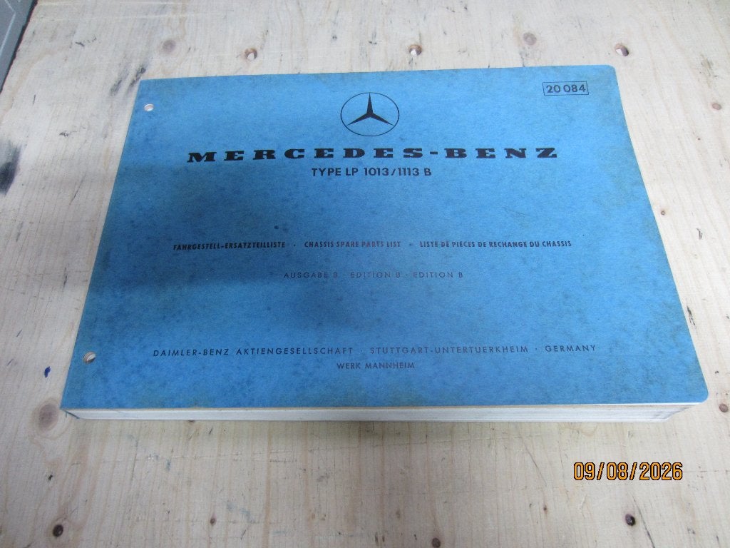 Mercedes Oldtimer Vrachtauto Naslagwerk - Origineel Duits, Gelezen, Diverse, Mercedes, Ophalen of Verzenden