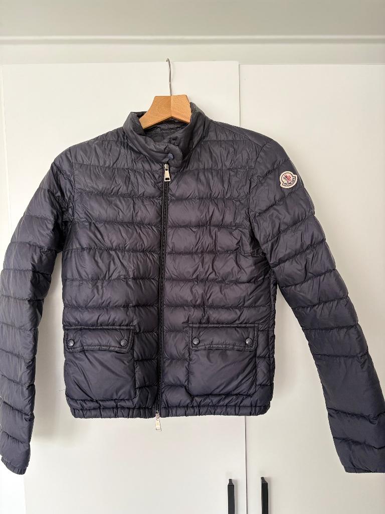 Moncler jas Dames, Maat 38/40 (M), Blauw, Moncler, Ophalen of Verzenden
