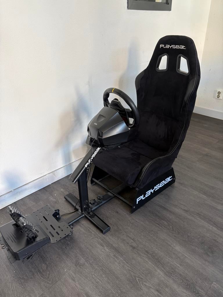 Playseat Race Stoel met Stuur en Pedalen, Ophalen, Gebruikt, 1 speler, Racen en Vliegen