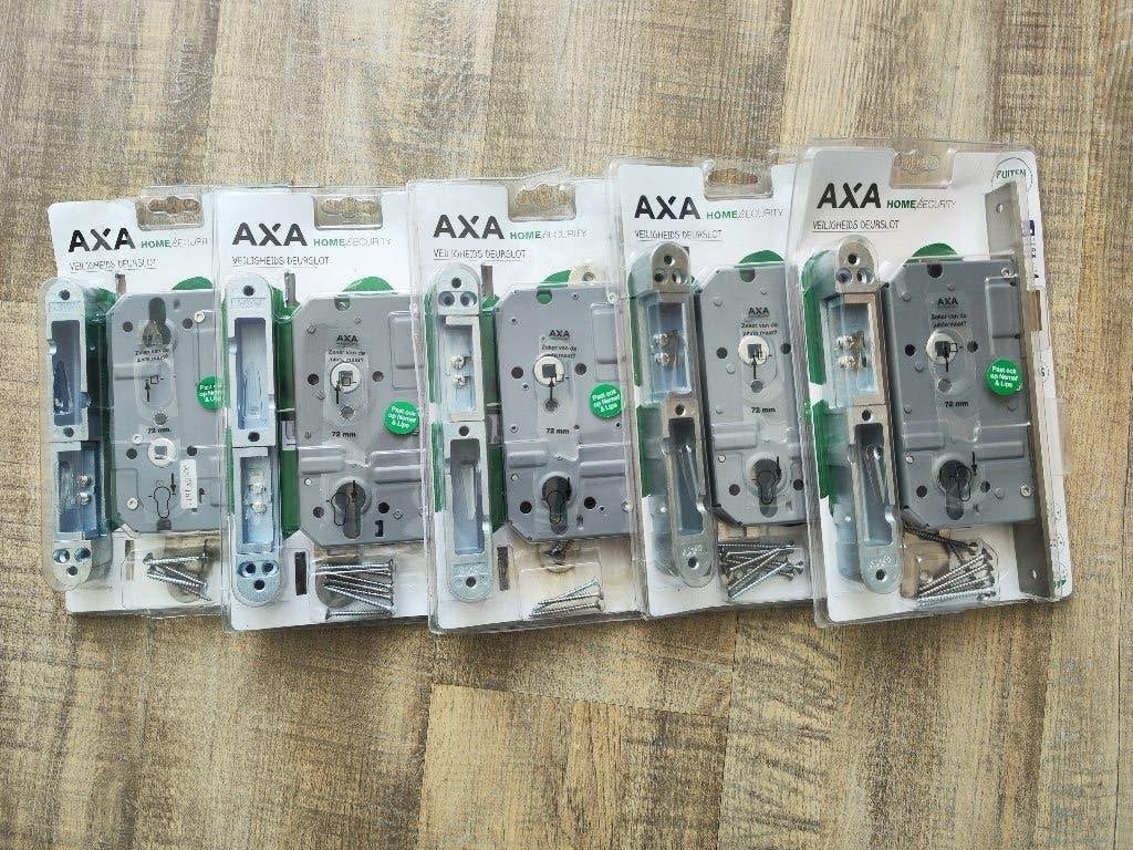 AXA buitendeursloten pc 72, Ophalen, Nieuw, Rvs, Slot