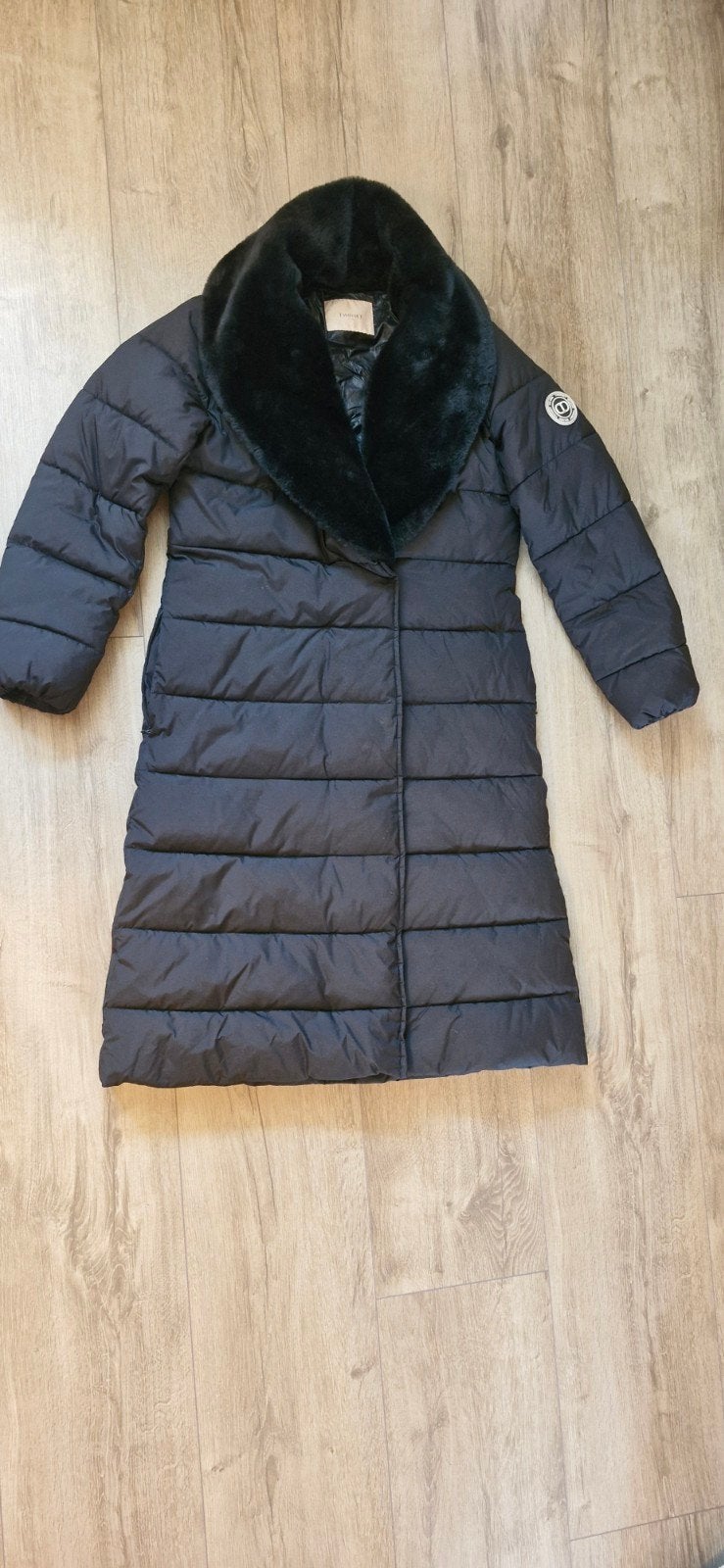 Twinset Milano pufferjas maat L, Twinset, Zwart, Maat 42/44 (L), Ophalen of Verzenden