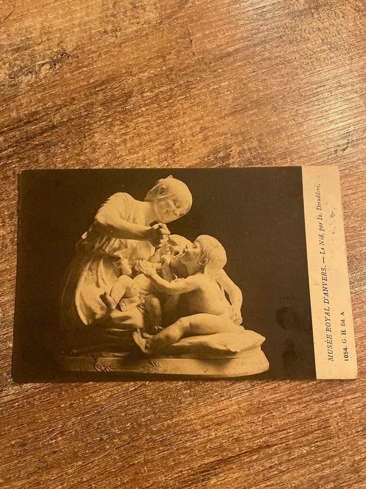 Oude Postkaart: Musée Royal d'Anvers - Le Nid, door Is. Deru, Ophalen of Verzenden, 1920 tot 1940, Gelopen, België en Luxemburg