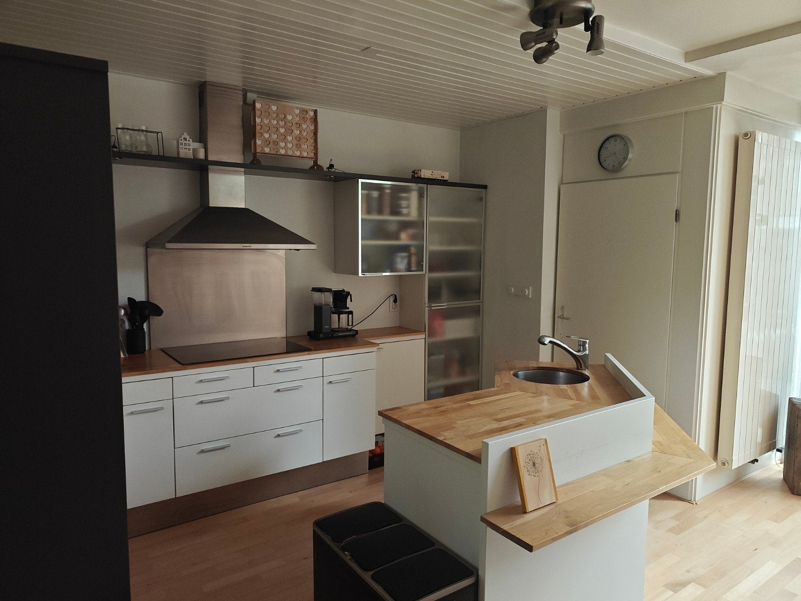 Te koop: complete SieMatic keuken met spoeileiland, Ophalen, Gebruikt, Wit, Overige typen