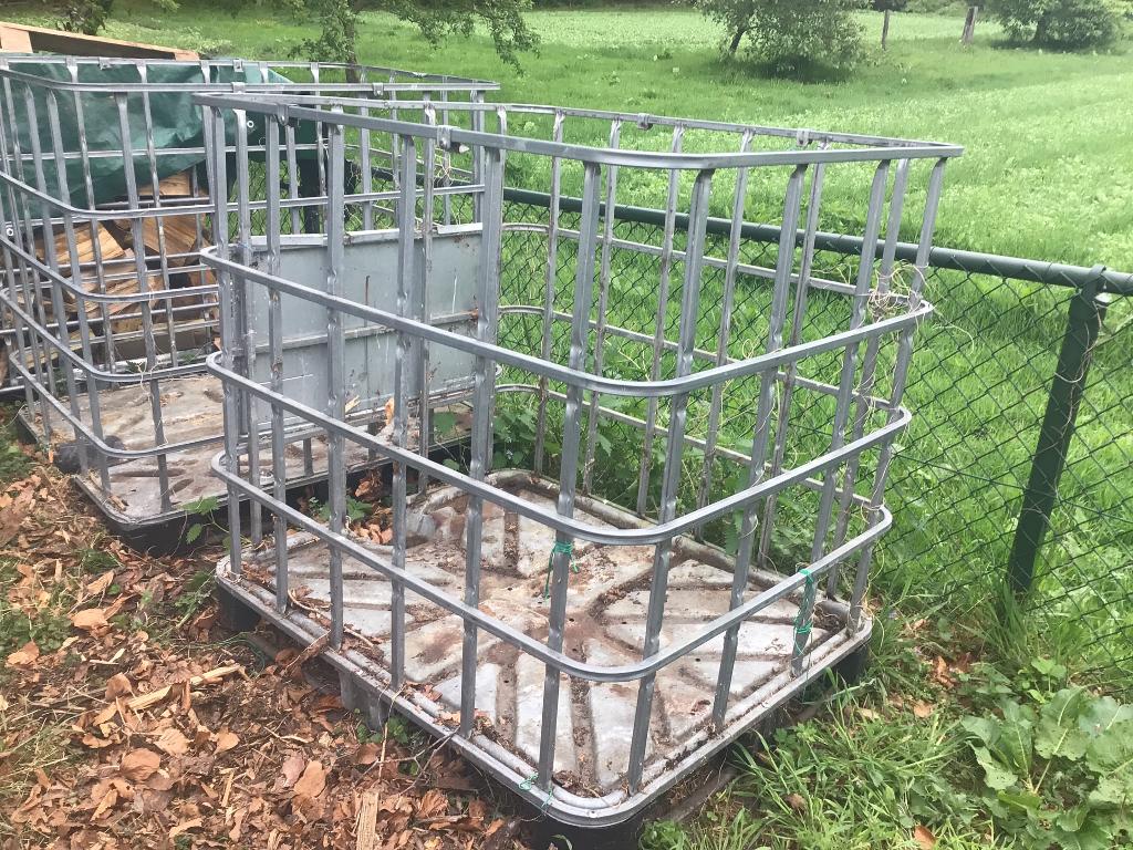 Ibc kratten, Minder dan 3 m³, Ophalen